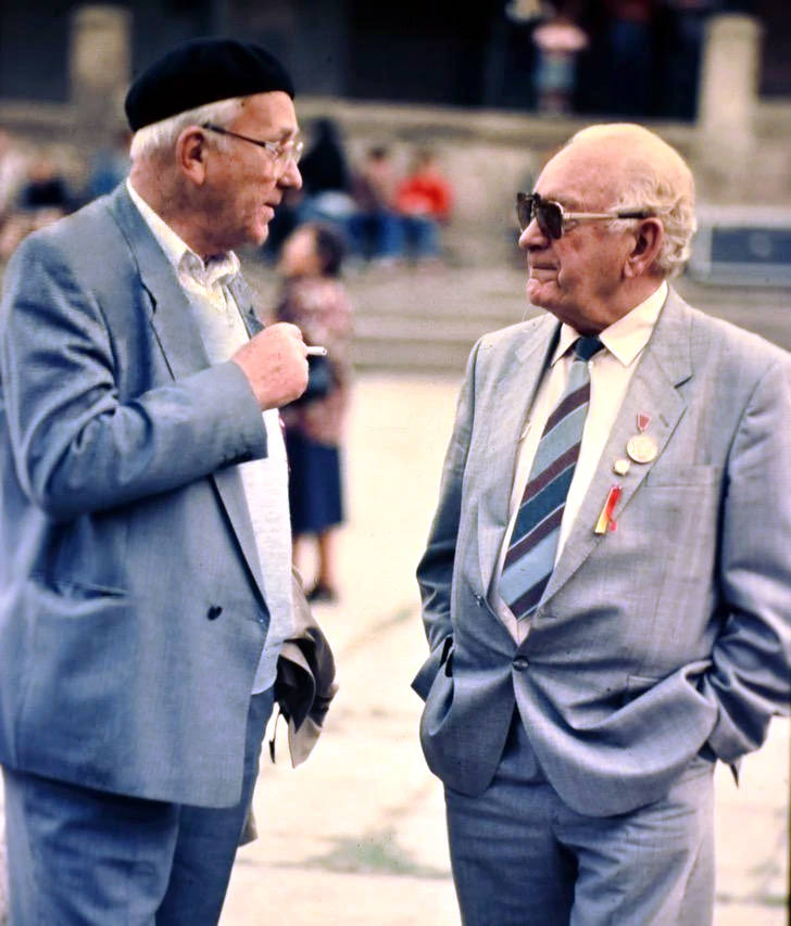 Johan Kloostra and brother in law Leen Triep with cap 2